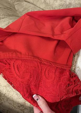Червоне плаття 50-52 5