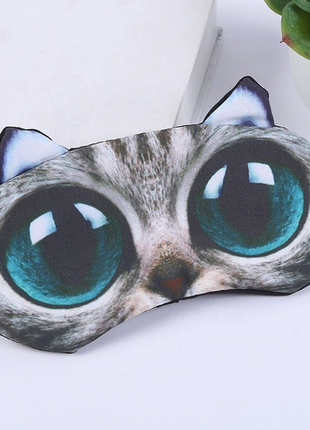 Маска для сну котик
