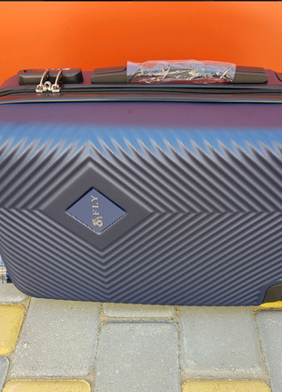 Дорожній чемодан fly 2130 синій