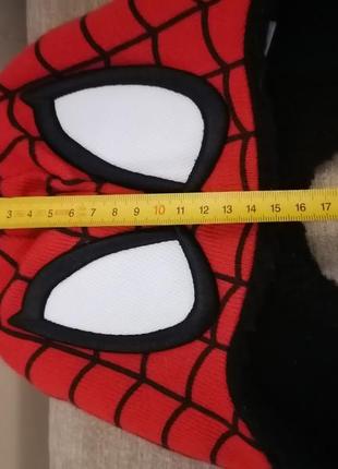 Шапка человек паук spiderman marvel спайдермен марвел ушанка
