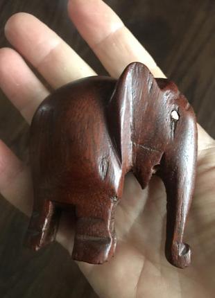 Слоник дерево вінтаж