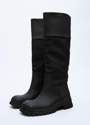 Чоботи zara . чоботи