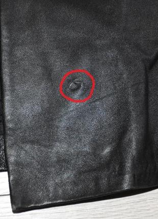 Кожаный плащ женский кожаное пальто marks&spencer оригинал размер m10 фото