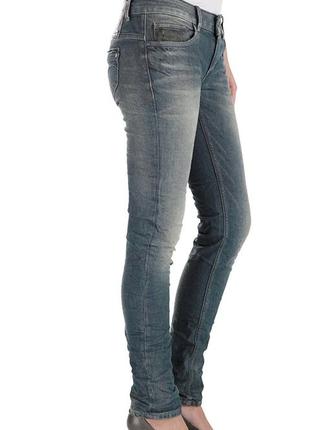 Новые джинсы скинни серо-синие w26 l32 g-star 'midge rover skinny wmn'2 фото