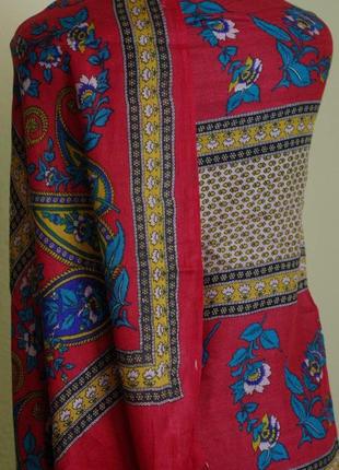 Шарф шаль вискоза этно индия трайбл