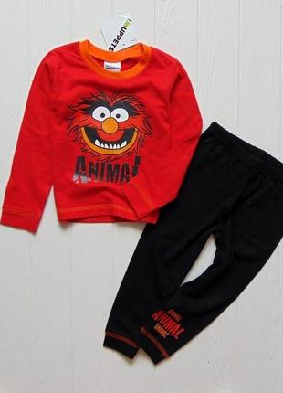 Disney (muppets). размер 1.5-2 года. новая яркая пижама для мальчика