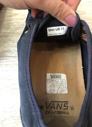 Замшевые кеды vans 44 размер 5