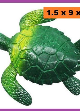 Резиновая черепаха зеленая, антистресс тянучка, игрушки для детей 6-7 лет, резиновые антистрессовые игрушки