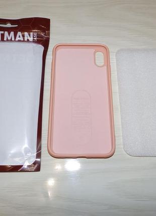 Чехол silicone case getman for magnet для apple iphone xs max 6.55 фото