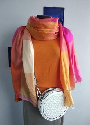 ❤️🛍об'ємний шовковий шарф/парео/палантин 100% шовк непал❤️🛍2 фото