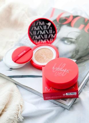Кушон с матовым финишем missha velvet finish cushion spf50/pa