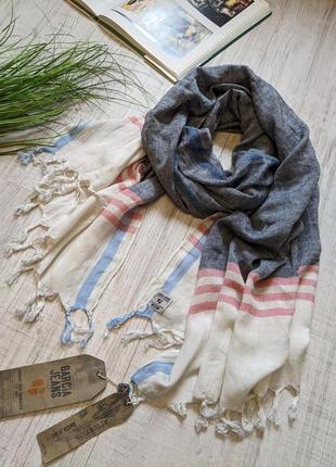 Літній чоловічий шарф мужской шарф летний легкий1 фото