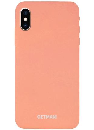 Чохол silicone case getman for magnet для apple iphone xs max 6.5