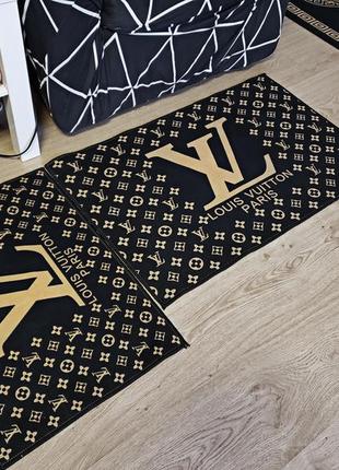 Килимок килим килим текстильний безворсовий комплект набір4 фото