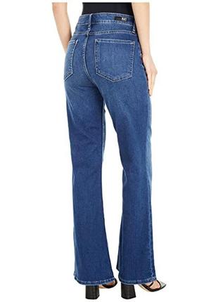 Трендовые джинсы широкие клеш высокая посадка kut размер 25-263 фото