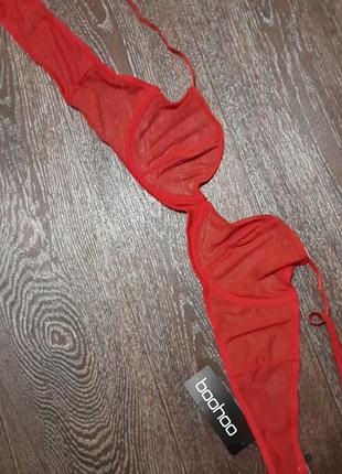 Новый брендовый  сетчатый  бюстгалтер на косточках от boohoo