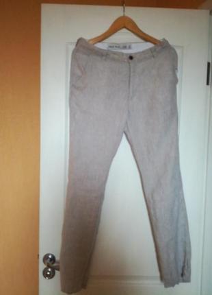 Брюки мужские 100% лен от denim co