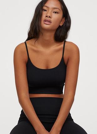 Новый топ, лиф h&m в рубчик