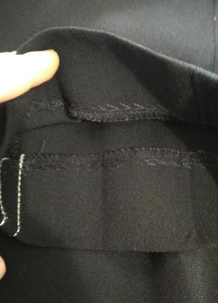 Фірмові базові жіночі чорні штани з стильною контрастною строчкою якість!7 фото