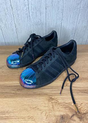 adidas mauve superstar 80s s76710 оригінальні кросівки шкіряні суперстары з металевим носком
