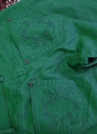 Яркие джинсы укороченные, р..6-8. taifun5 фото