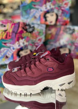 Круті демісезонні кросівки skechers /сша/ з натуральної шкіри9 фото