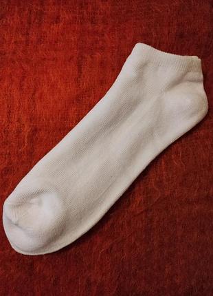 🔥белые короткие хлопковые носки🔥