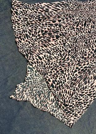 Юбка плиссе леопардовый принт8 фото