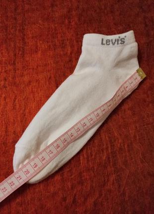 🔥levis.белые фирменные короткие носки 🔥3 фото