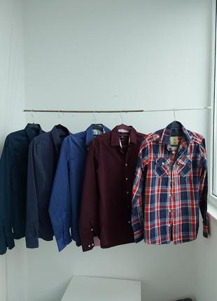 Сорочка з довгим рукавом jack & jones premium, 100% бавовна, s-m6 фото