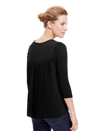 Шикарная блуза топ кофточка с плиссе на спинке m&s