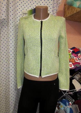 Стильний твідовий жакет піджак stradivarus