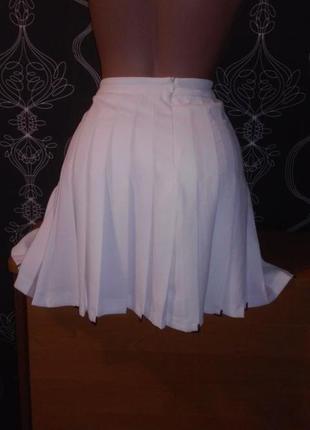 Белая юбка от  зара.2 фото