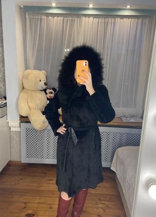 Дубленка из меха козы и мутона