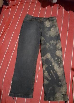 Стильные модные джинсы в стиле тай-дай