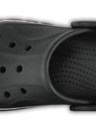 Детские черные сабо crocs kids' bayaband clogs4 фото