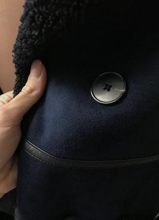 Zara пальто тедди эко искусственная8 фото