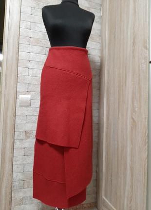 Дизайнерская юбка из валяной шерсти1 фото