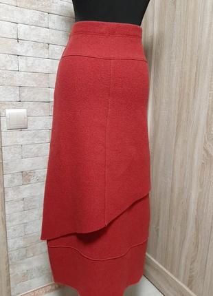 Дизайнерская юбка из валяной шерсти7 фото