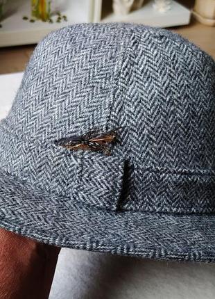 Шляпа эске st. michael. англия.100% шерсть класса люкс. твидовая. унисекс7 фото