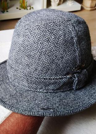 Шляпа эске st. michael. англия.100% шерсть класса люкс. твидовая. унисекс8 фото