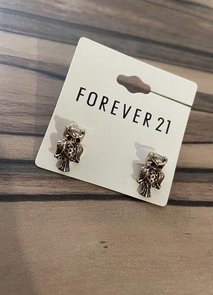 Сережки-гвоздики совушки