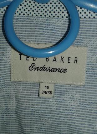 Шикарная брендовая хлопковая рубашка ted baker4 фото