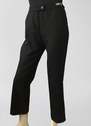 Укороченные полушерстяные (69%) брюки бренда rosner, германия2 фото