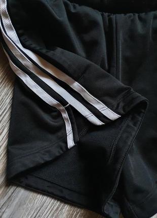 Шорты с полосками adidas girls 3 stripes shorts ор-л 11-12л3 фото
