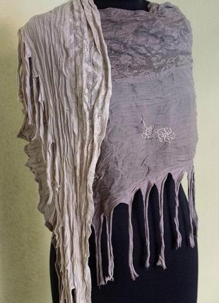 Бавовняний шарф косий