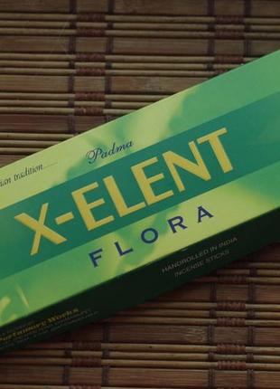 Индийские благовония padma x-elent flora 35g