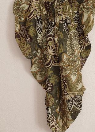 Летние индийские штаны галифе с низкой мотней