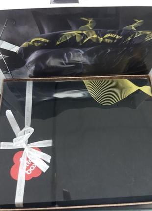 Класичний чорний комплект постільної білизни з тканини сатин3 фото
