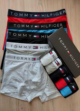 Подарунковий набір боксерів tommy hilfiger - 5 шт.